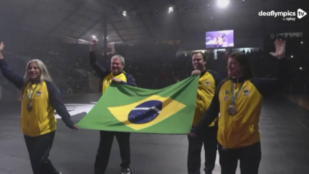 Summer Deaflympics Brasil encerra sua participação no evento com 6 medalhas de bronze