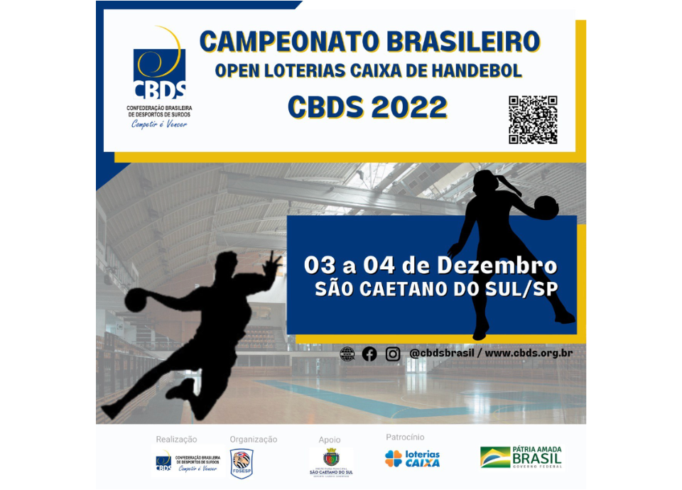 CBDS realiza Campeonato Brasileiro Open Loterias Caixa de Handebol 2022