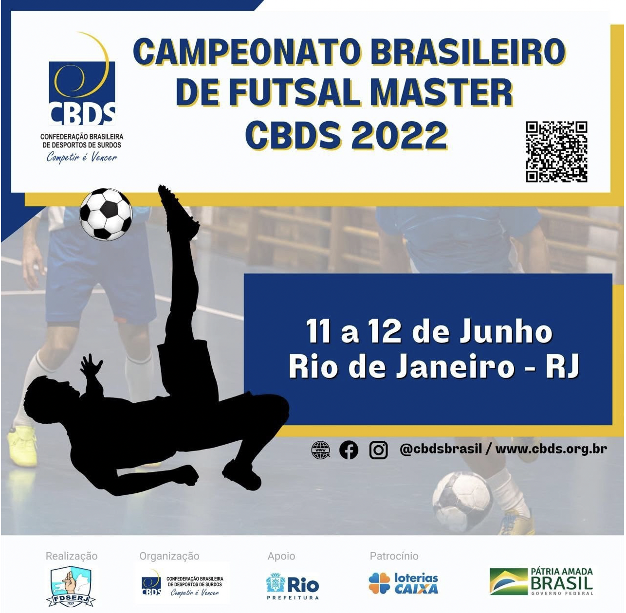 CBDS promove Campeonato Brasileiro de Futsal Master