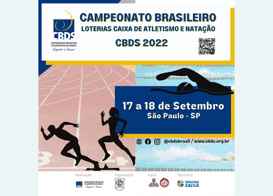 São Paulo recebe Campeonato Brasileiro de Atletismo e Natação