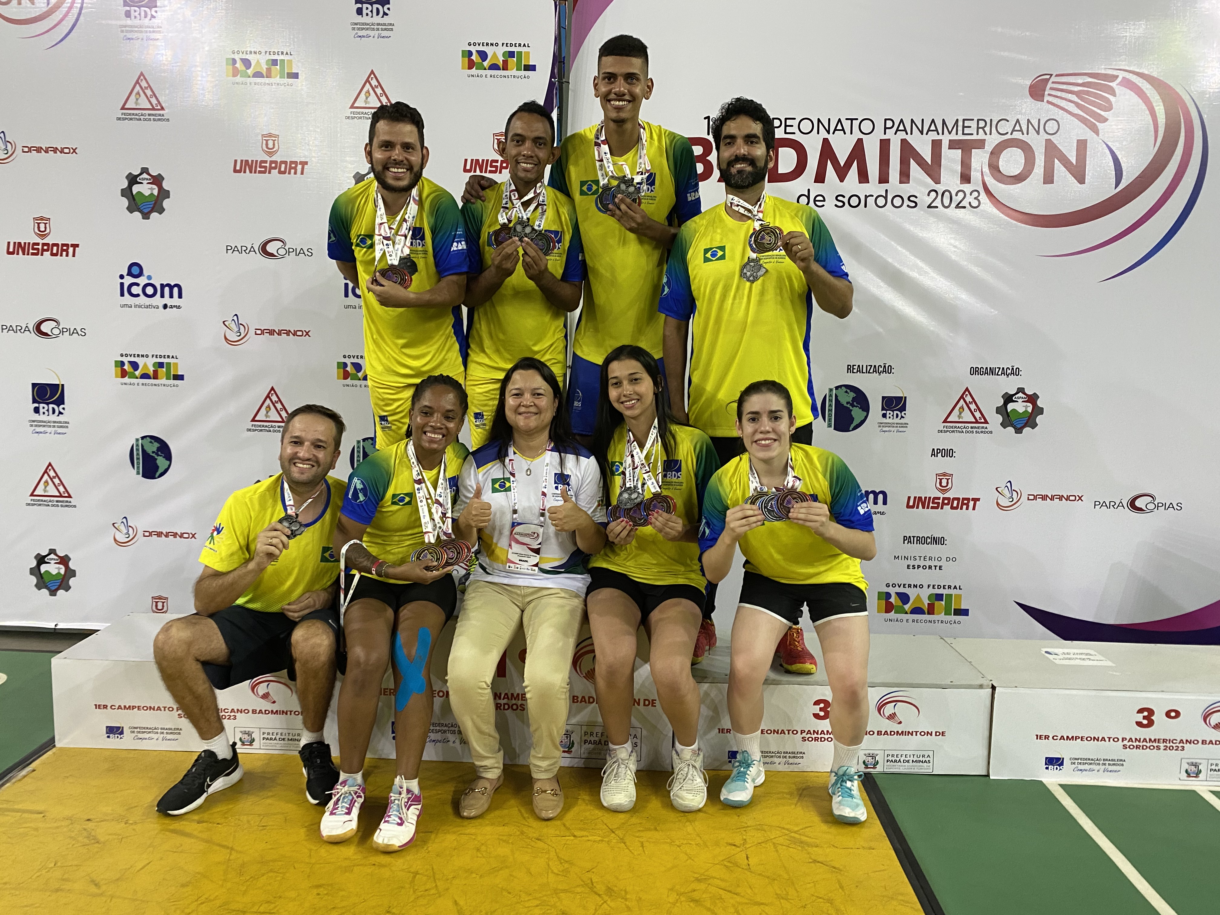 Brasil conquista 8 medalhas no 1º Pan-americano de Badminton
