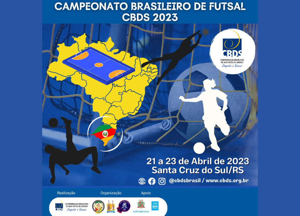CBDS promove Brasileiro de Futsal no Rio Grande do Sul