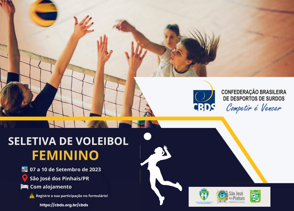 CBDS realiza seletiva e treino de voleibol feminino no Paraná