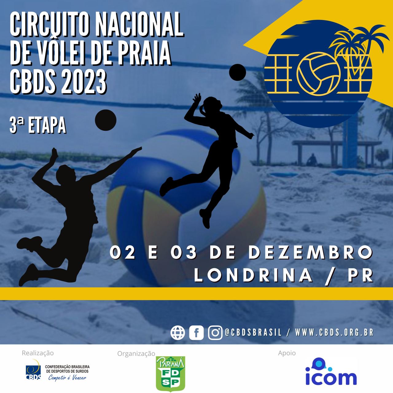 Circuito Nacional de Vôlei de Praia - 3ª Etapa -  CBDS 2023 2023