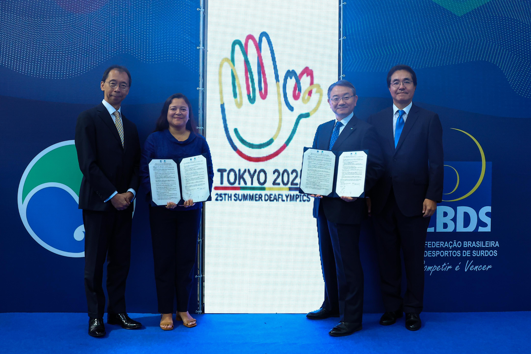 CBDS e prefeitura de Hamamatsu assinam termo para aclimatação da delegação brasileira nas Surdolimpíadas de Tóquio