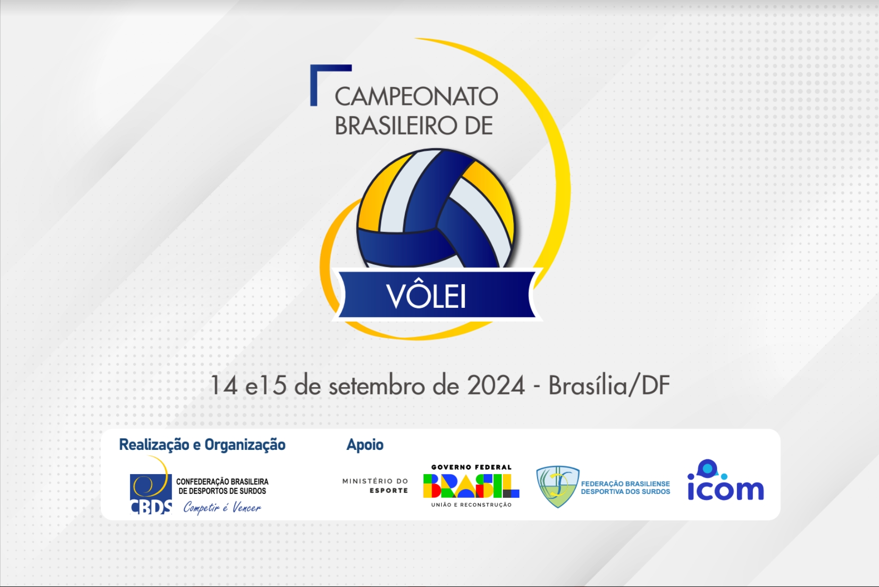 CBDS realiza Campeonato Brasileiro de Vôlei 2024